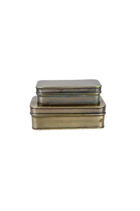 Antique Brass Box